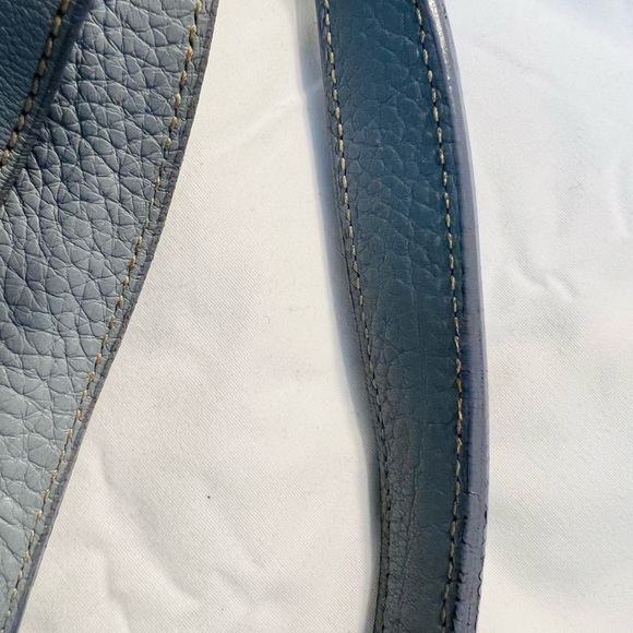 Prada Vintage Light Blue Leather Button Closure Shoulder Bag - Picture 13 of 16